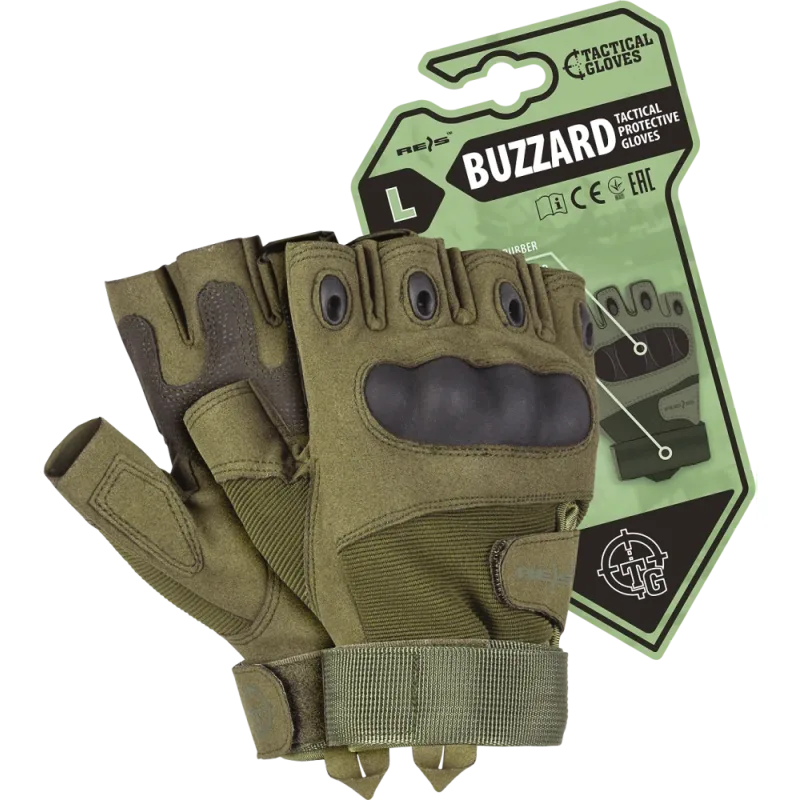 Reis Tactical RTC BUZZARD rukavice green M-XL