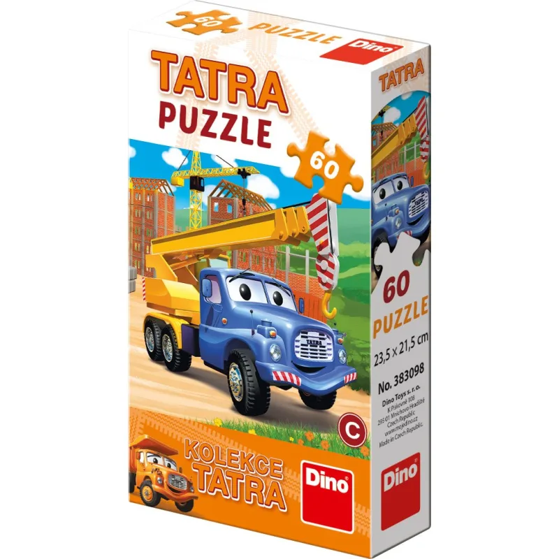 Dino Puzzle Tatra Autá: Žeriav 60 dielikov