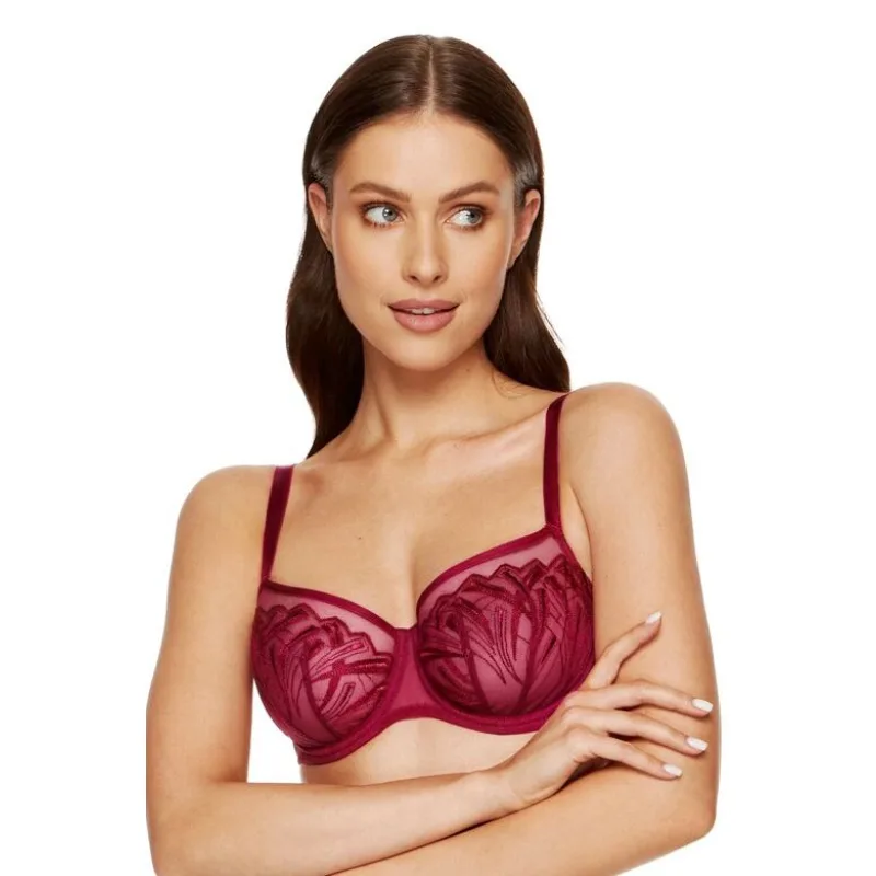 Podprsenka soft Angel/B2 vínová 85D