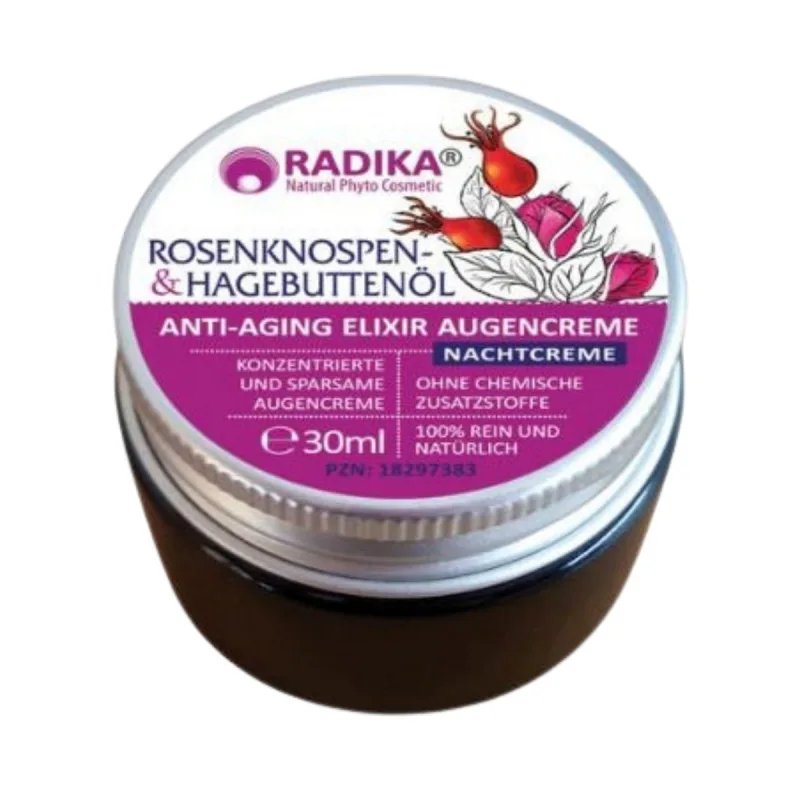Bioherba Anti-aging očný krém s ružovými púčikmi a šípkovým olejom - 30 ml -
