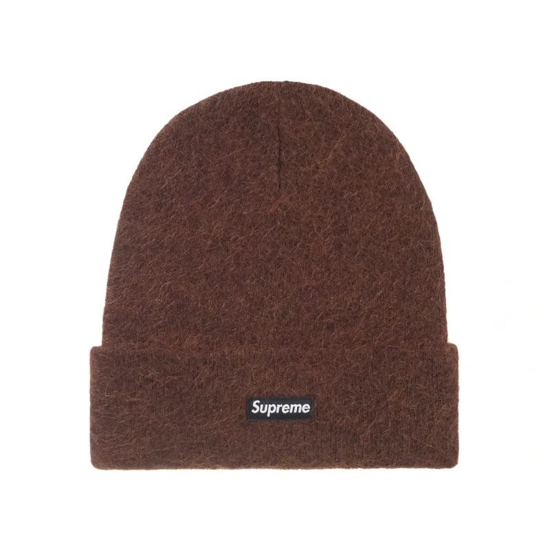Supreme Mohair Beanie (FW24) Dark Brown - OS