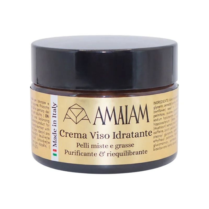 Hydratačný krém pre zmiešanú a mastnú pleť BALLANGI Amaiam Moisturising face cream 50 ml