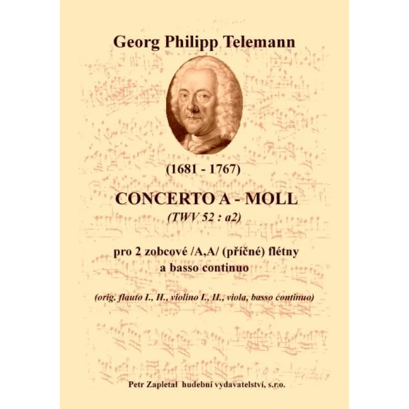 NotaNota Concerto a - moll (TWV 52 : a2) - úprava
