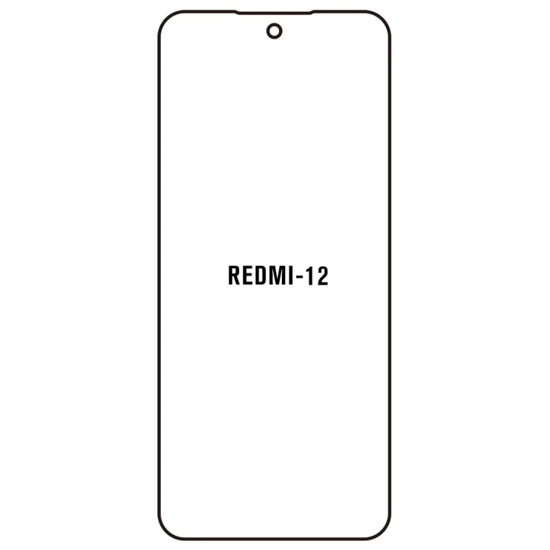 Sunshine Xiaomi Redmi 12 Predná Hydrogél ochranná fólia Strih: Predná 1, Typ fólie: Číra