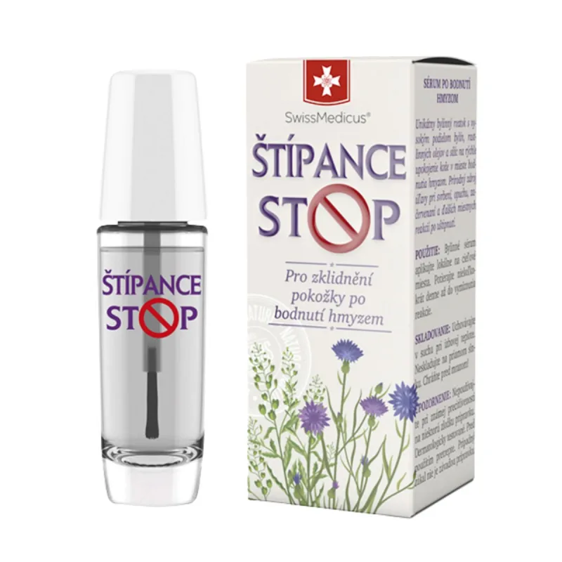 SwissMedicus ŠtípanceStop - sérum po bodnutí hmyzom - 10 ml -