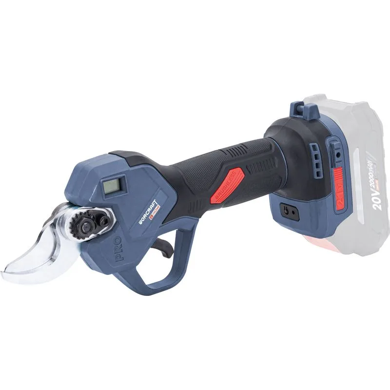 SET Nožnice Worcraft Home CSC-S20LiBCM ShareSYS, BRUSHLESS, 20V Li-Ion, záhradné, akumulátorové, na konáre, cut.30 mm, v kufríku