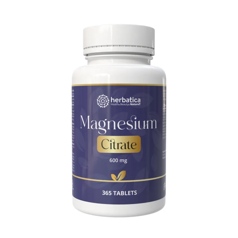 Herbatica Magnézium Citrát 600 mg - 365 tabliet -