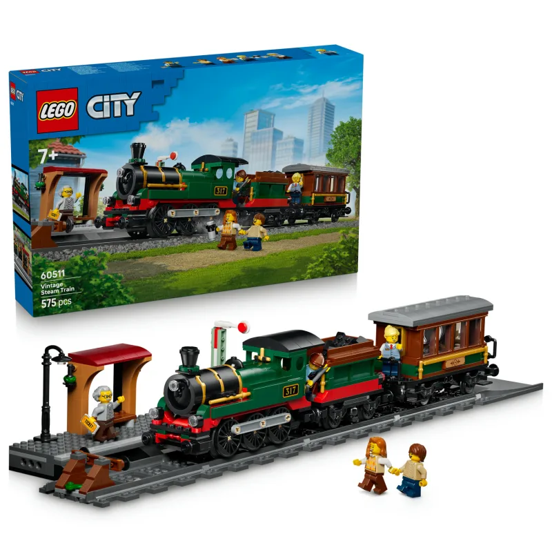 LEGO City 60511 Vintage parný vlak