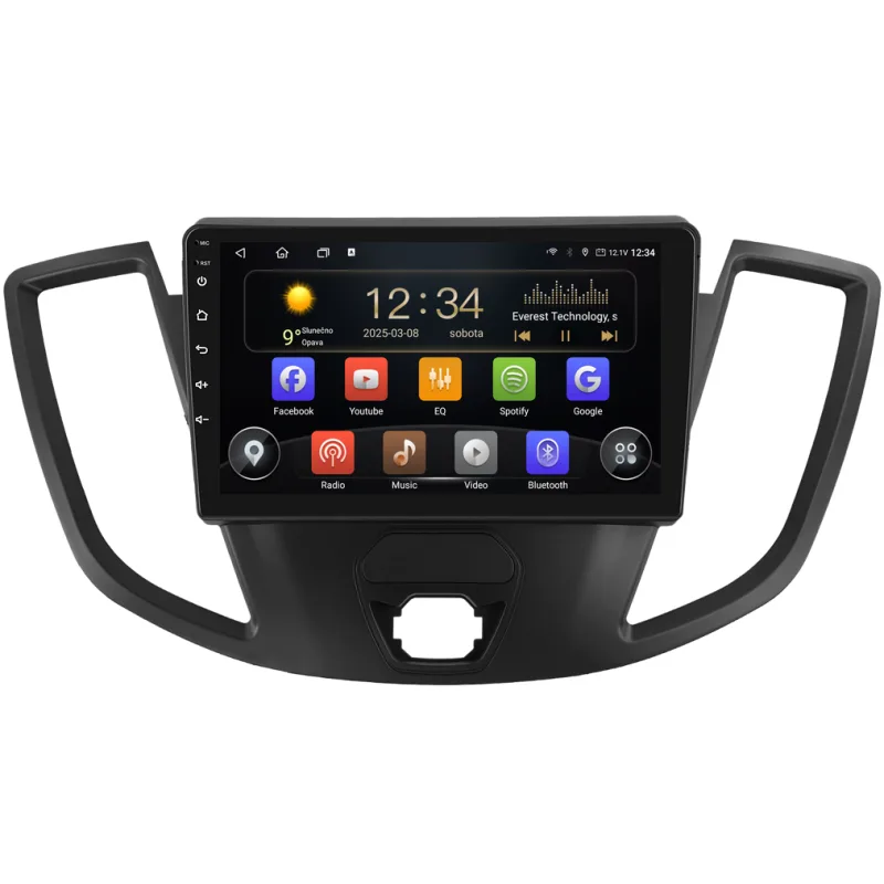 Isudar 2DIN autorádio T72-IEV213 Android, Ford Transit VIII T72-UN04M/A7781