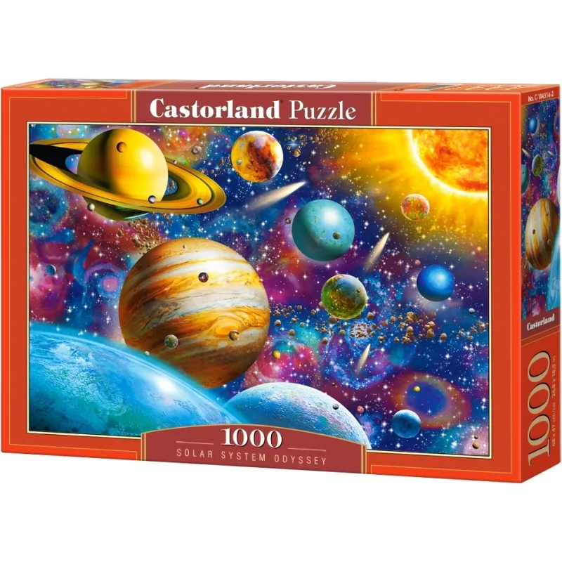 Castorland Puzzle Putovanie slnečnou sústavou 1000 dielikov