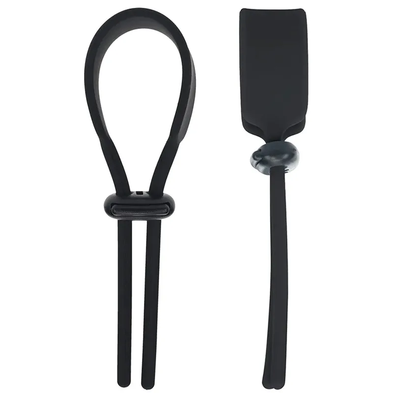 Shots Wide Adjustable Silicone Lasso Cockring