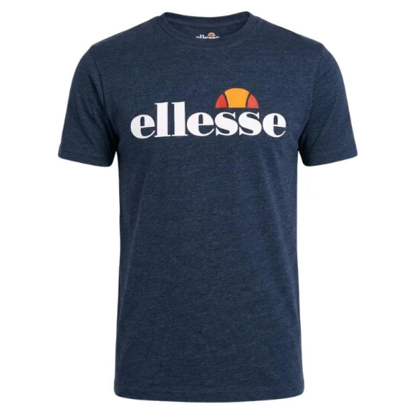 Pánske Tričko s krátkym rukávom ELLESSE Bavlna veľké Logo - modrá S