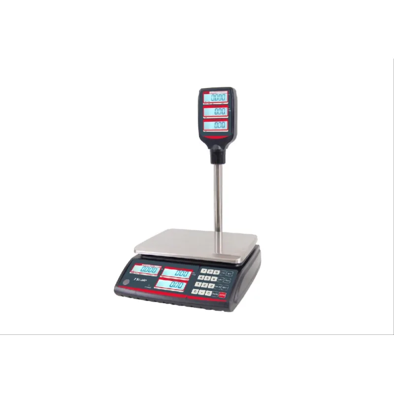 Obchodná váha T-Scale WSP s výpočtom ceny | 6/15 kg | so stĺpikom