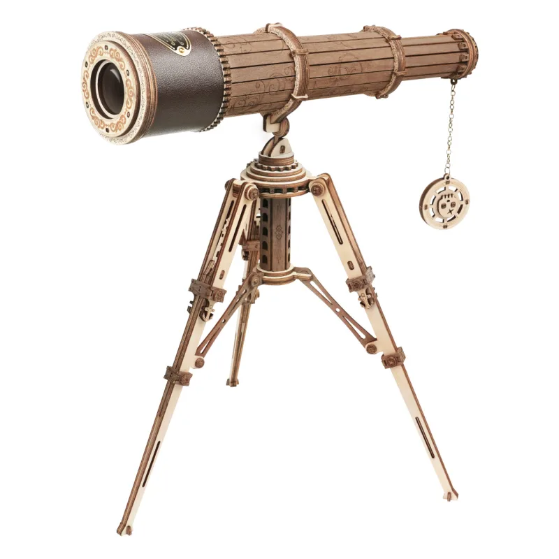 RoboTime RoboTime Drevené 3D mechanické puzzle Pirátsky ďalekohľad 314 ks