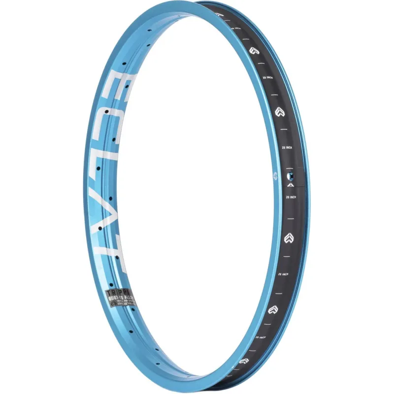 Eclat Trippin 20" Straight Wall Ráfek BMX (Sandblast Cyan)