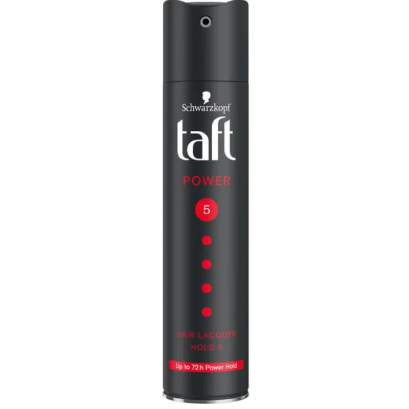 Taft Power, lak na vlasy mega silná fixácia, sila fixácie 5, 250 ml