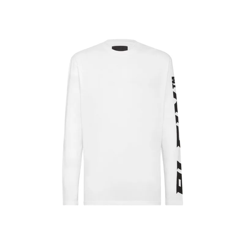 Philipp Plein Round Neck Long Sleeve White - L