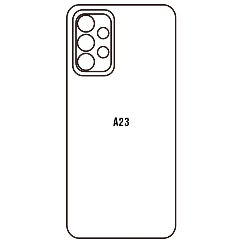 Sunshine Samsung A23 5G Zadná Hydrogél ochranná fólia Strih: Zadná časť 2, Typ fólie: Matná