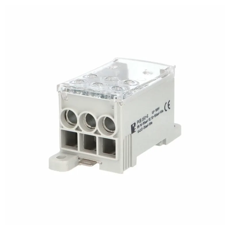 Pollmann Elektrotechnik GmbH Blok pre rozdelenie fáz PVB 160-6 Al/Cu 160A vstup 1x95mm2 výstup 6x35mm2