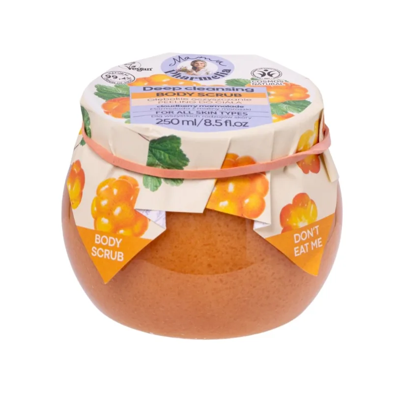 Mama Pharmelia Hĺbkovo čistiaci telový peeling s moruškou - 250 ml -