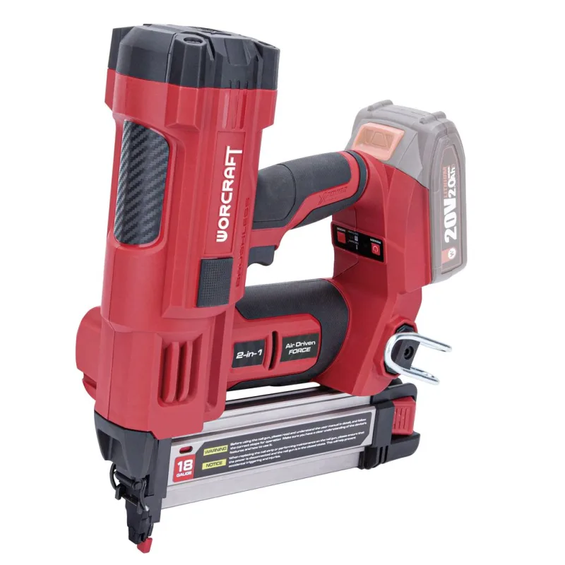 Sponkovačka Worcraft CNS-S20LiB ShareSYS, 20V Li-Ion, s reguláciou, sponky U + klince T