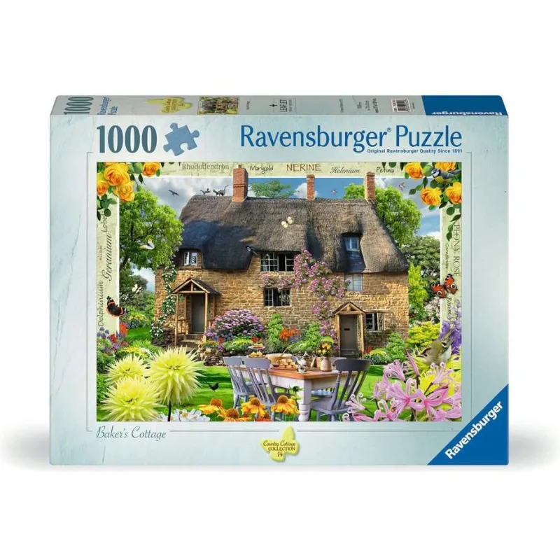 Puzzle Ravensburger 1000 dielikov Country Cottage č. 14 - Domček pekára