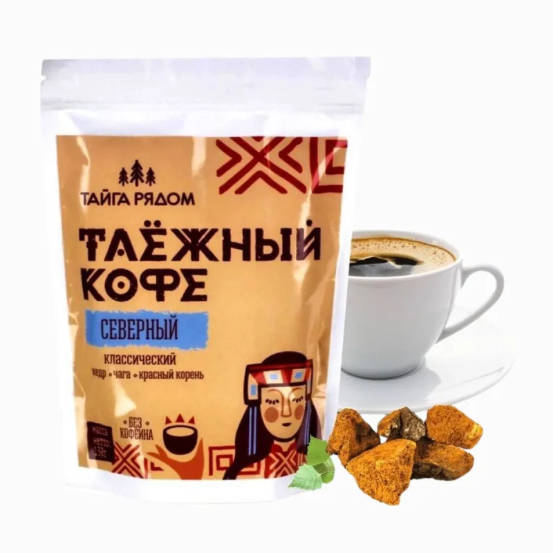 Specialist Tajga káva s cédrom, čakankou, čagou a červeným koreňom - klasická - 130g -