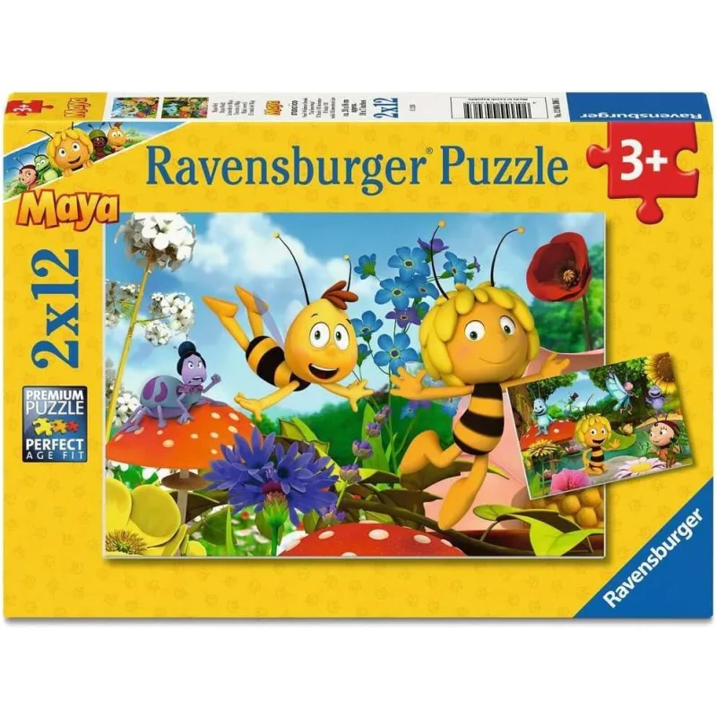 Detské puzzle Ravensburger 2x12 dielikov Svet Včielky Máje