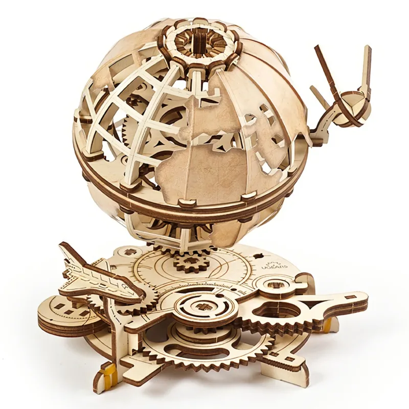 Ugears Ugears 3D drevené mechanické puzzle Globus