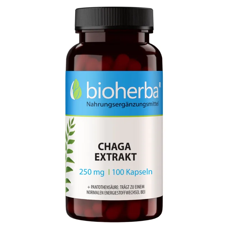 Bioherba Čaga extrakt 250 mg – 100 kapsúl –