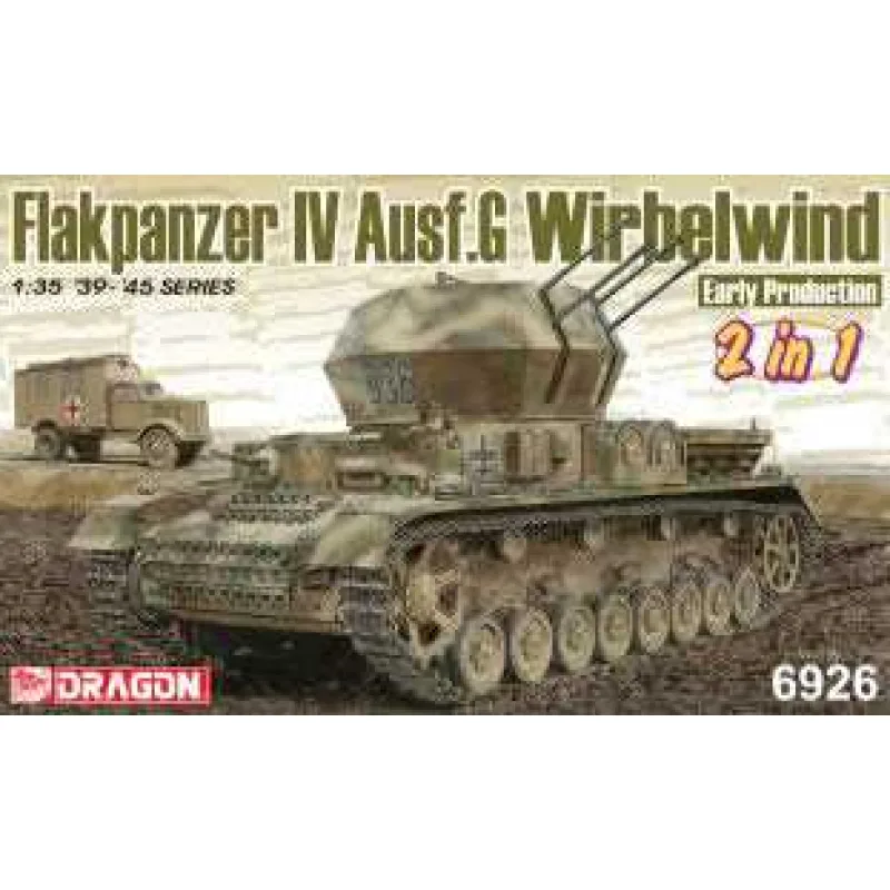 Dragon Model Kit tank 6926 - Flakpanzer IV Ausf.G "Wirbelwind" Early Production (2 v 1) (1:35)