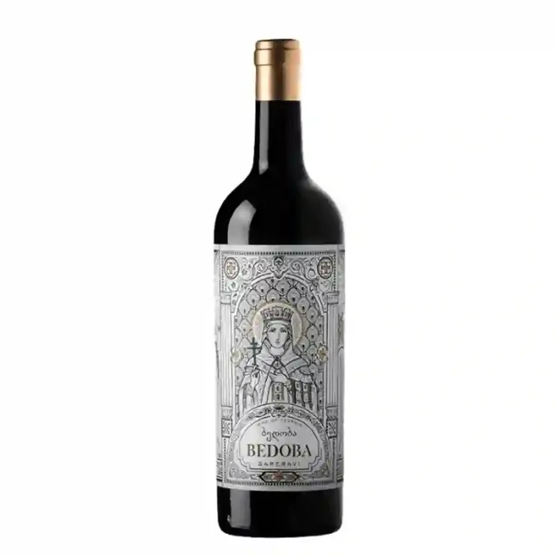 Bedoba Saperavi červené suché víno - 0,75 l 13,5% obj. (holá lahev)