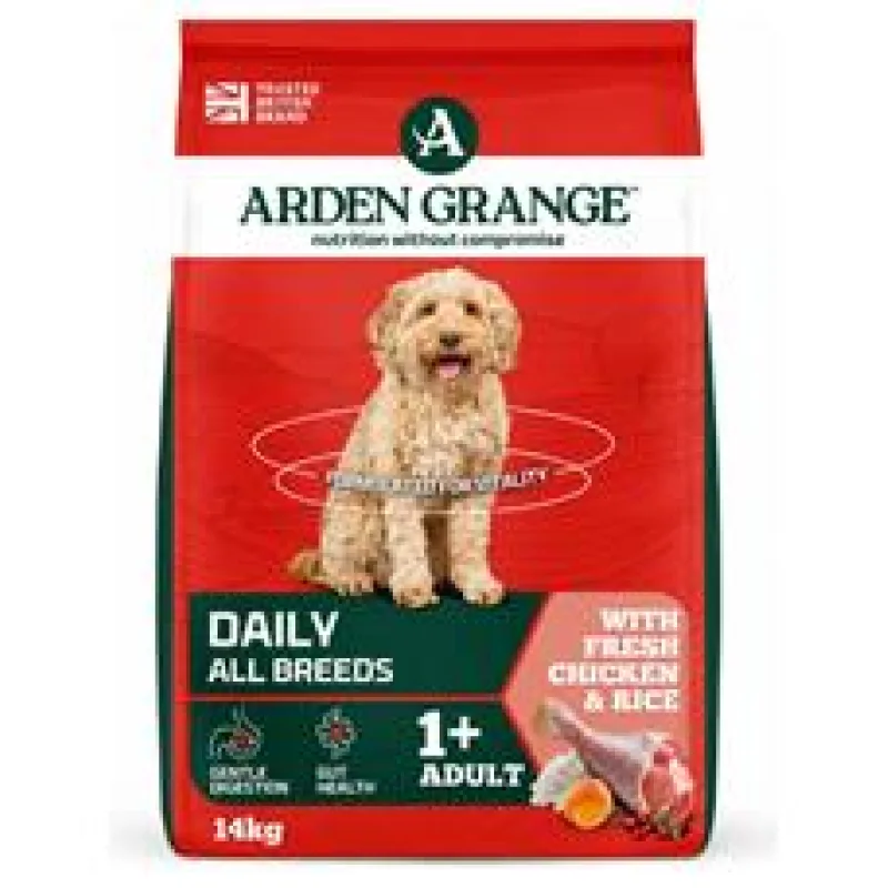 Arden Grange Dog Adult with fresh Chicken&Rice 14kg