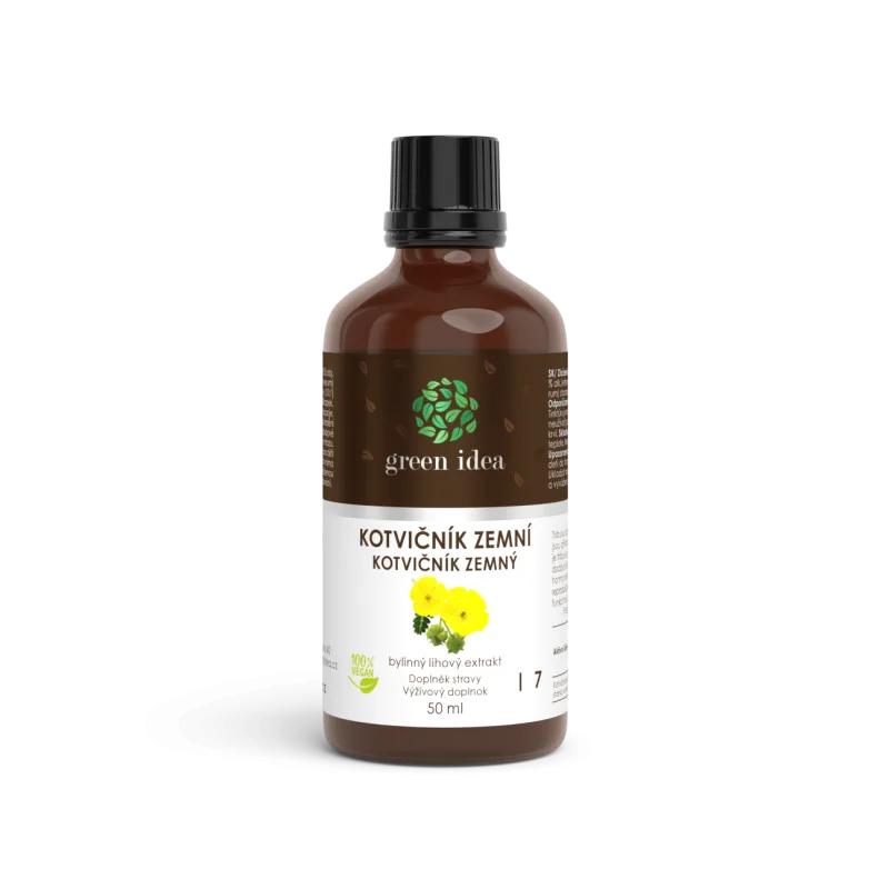 Green idea Kotvičník zemný – tinktúra – kvapky 50 ml –