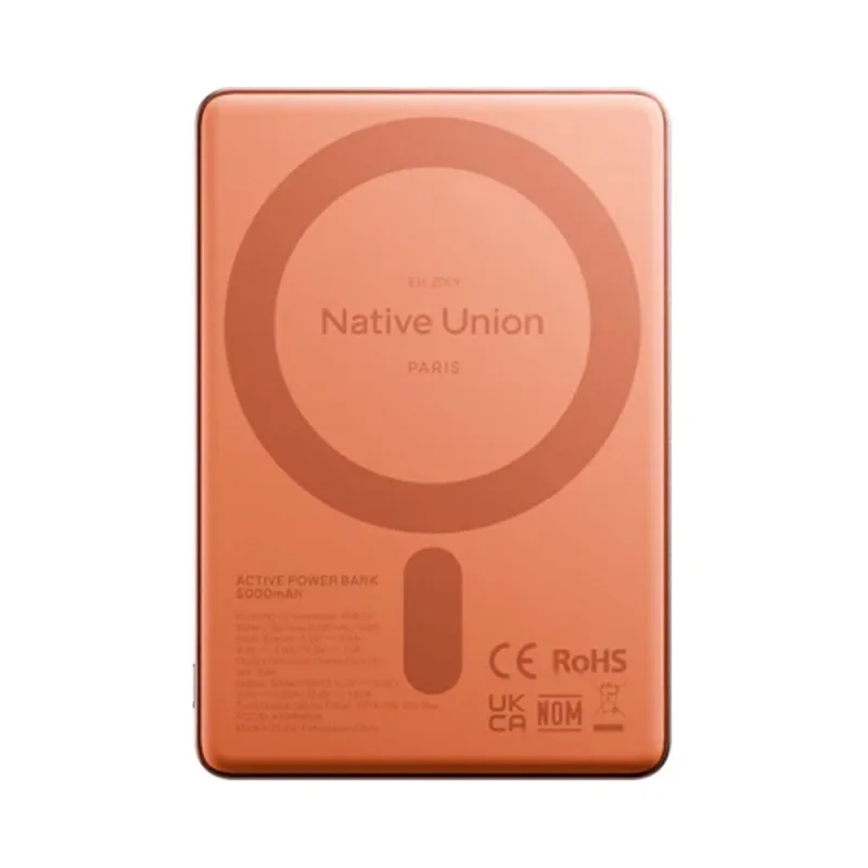 Native Union Active Magnetic Powerbank 5000 mAh – Apricot Crush