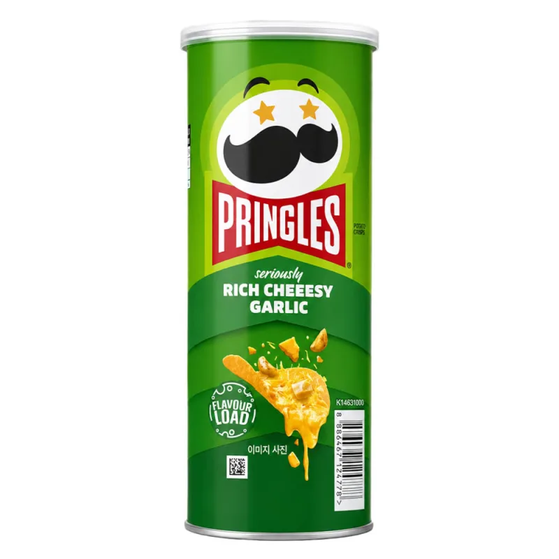Pringles Rich Cheesy Garlic 102g