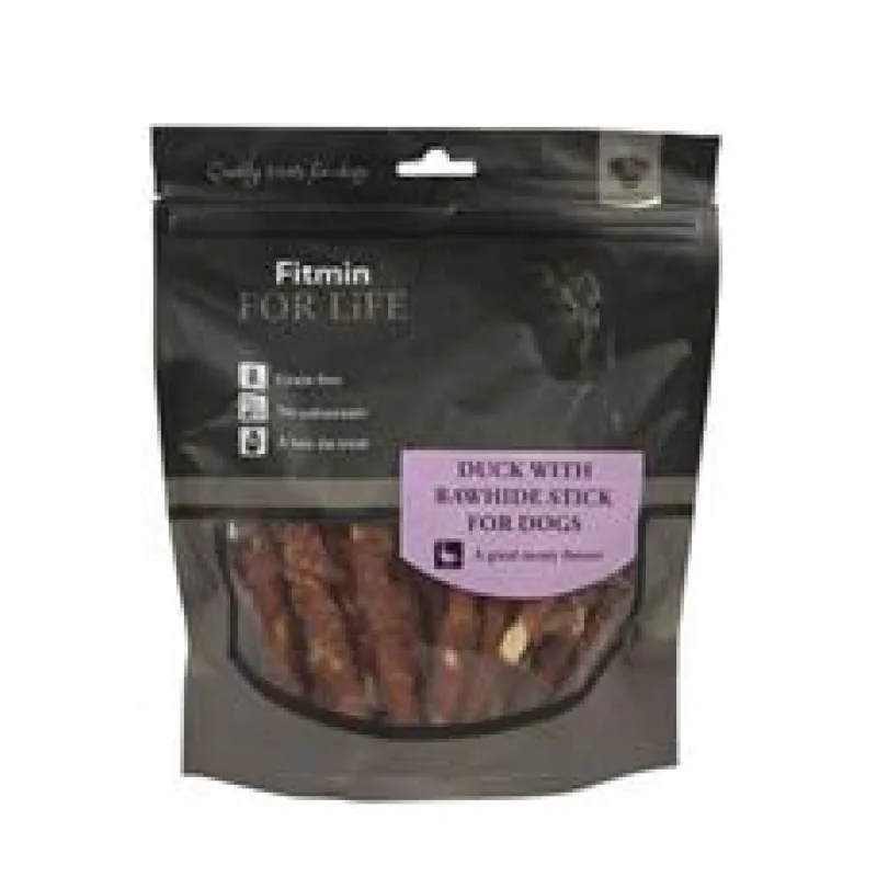 Pochoutka FFL dog treat Kachna na bůvolí tyčce 400g