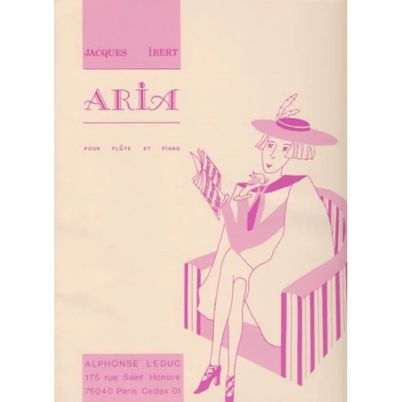 Alphonse Leduc Aria pour flute et piano