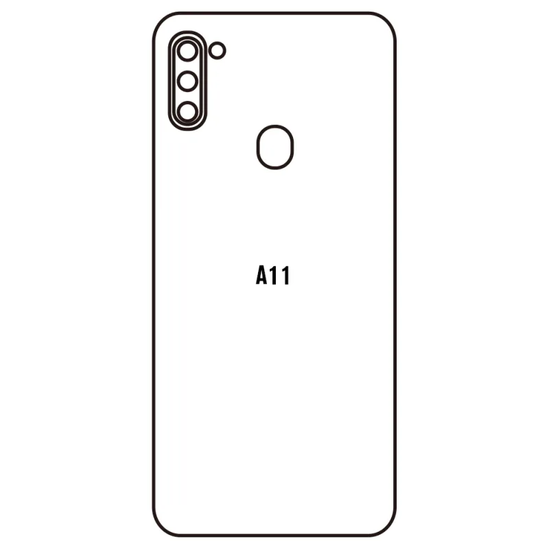 Sunshine Samsung A11 Zadná Hydrogél ochranná fólia Strih: Zadná časť 2, Typ fólie: Matná