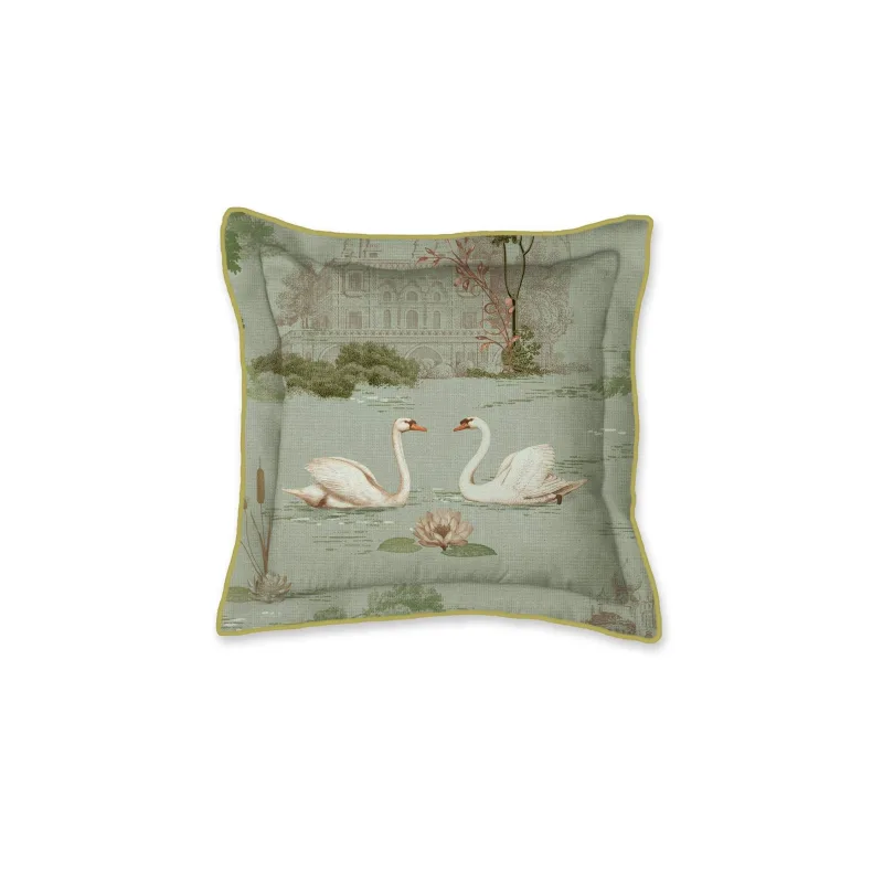 Pip Studio Darjeeling Days polštář 45 x 45 cm - zelený