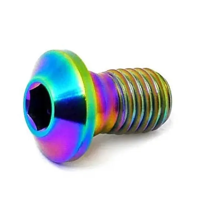 TLC Titanium BMX Skrutka na prevodník (Rainbow)