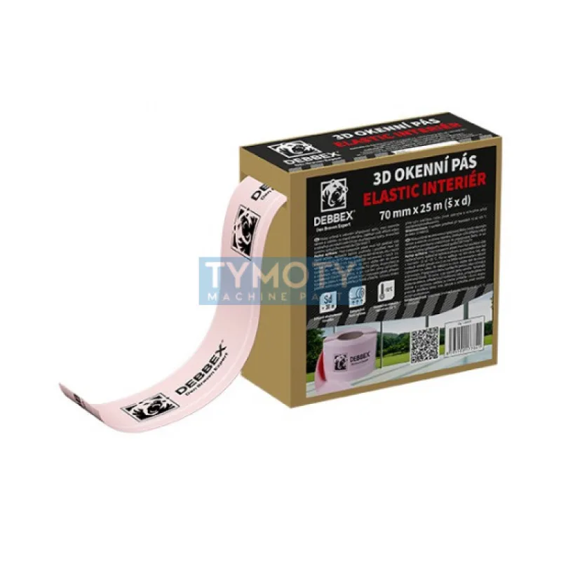 Debbex 3D okenný pás ELASTIC INTERIÉR - 70 mm x 25 m