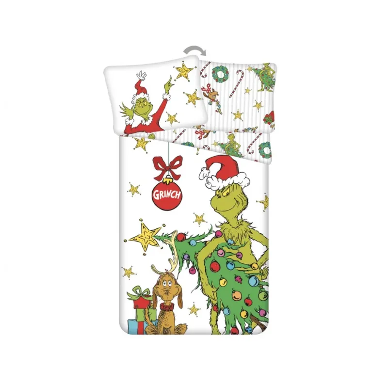 Jerry Fabrics Grinch Grinchmas 140x200/70x90 cm
