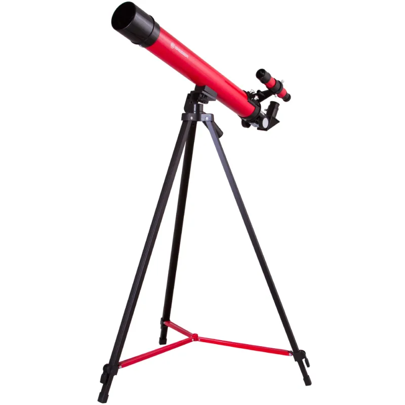 Detský teleskop Bresser Junior Space Explorer 45/600, červený