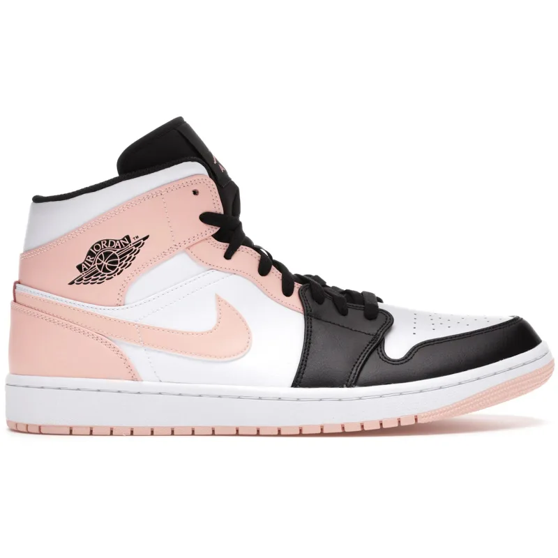 Air Jordan 1 Mid Arctic Orange Black Toe Crimson Tint - 44.5