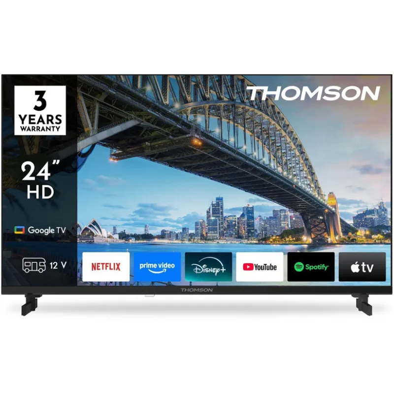 Thomson 24HG2S15C - 24" HD, Google TV, LED, 12V, čierny