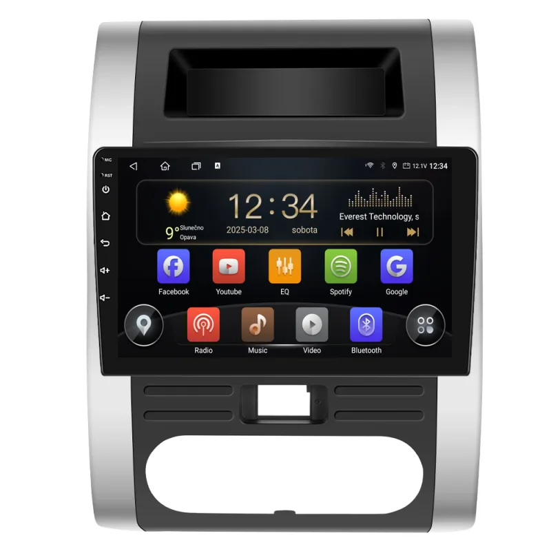 Isudar 2DIN autorádio T72-IEV230 Android, Nissan X-Trail II T72-UN04/A7127