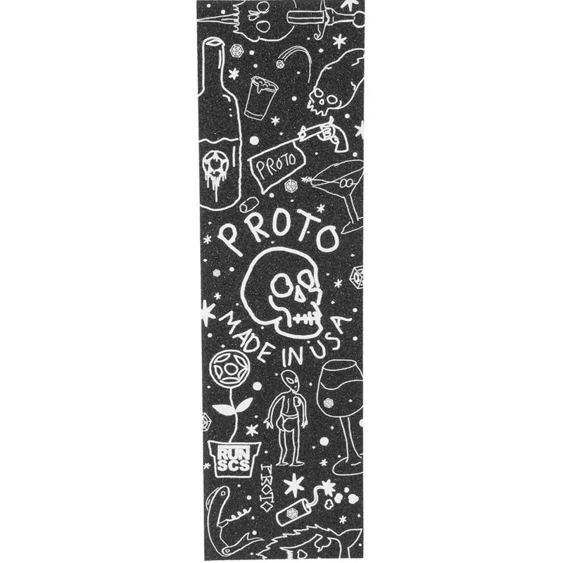 Proto Zuaso 7" Griptape Na Koloběžku (Černá)