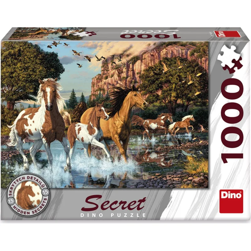 Dino Puzzle Secret Collection: Kone 1000 dielikov