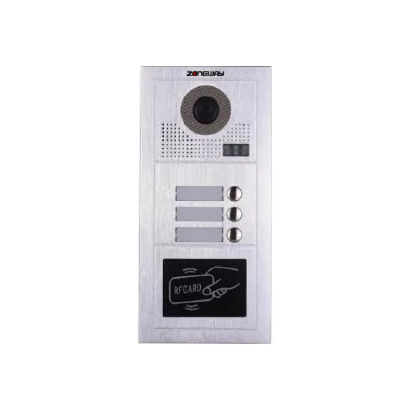 RFID přístupový systém/video zvonek - bytové tablo Zoneway ZW-619-3D